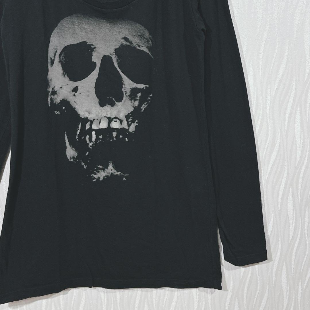 （ヒステリックグラマー）スカル×いちご バックプリント ロンT FREE 日本製