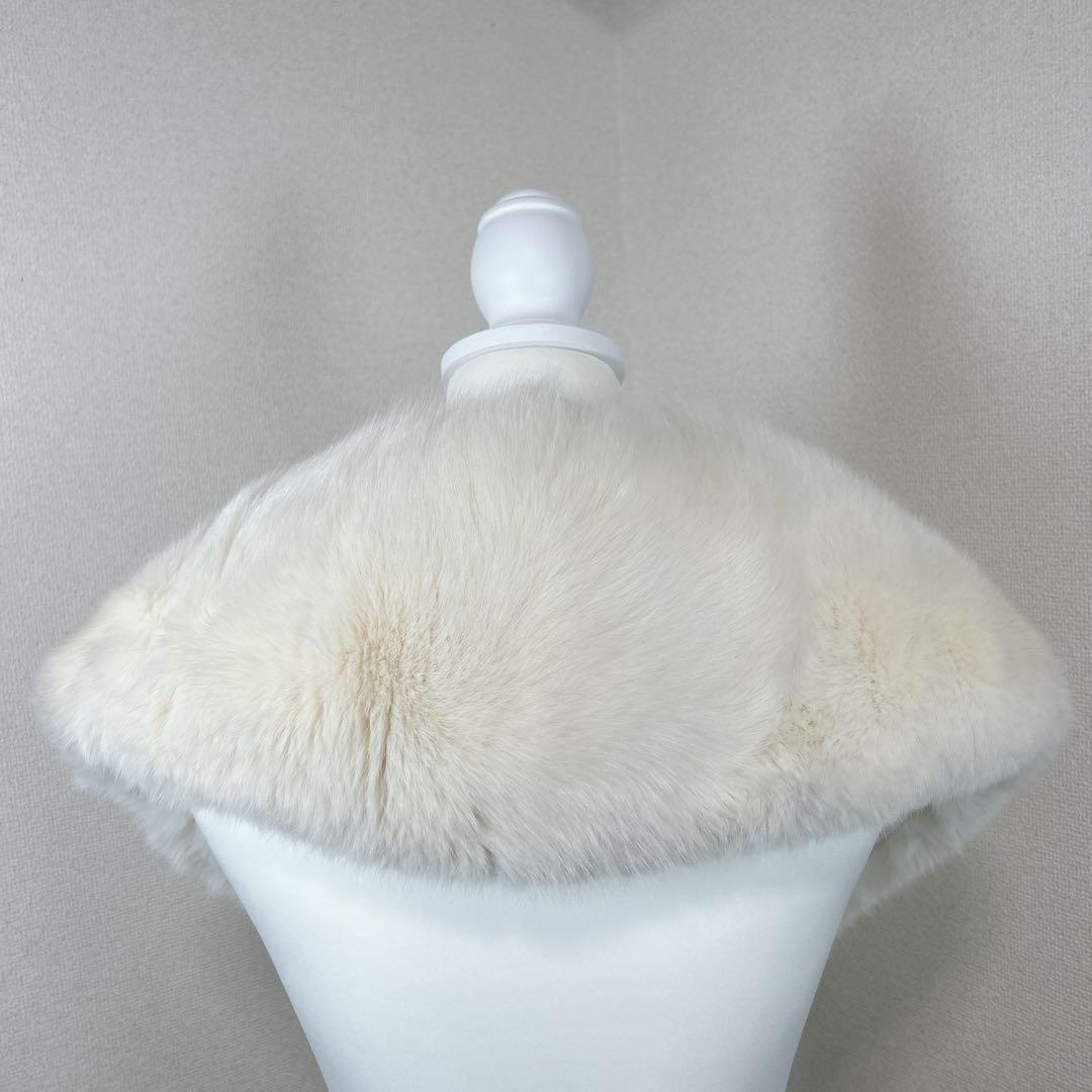 ✨最高級・希少✨　サガフォックス　シャドーフォックス　毛皮　ストール　マフラー