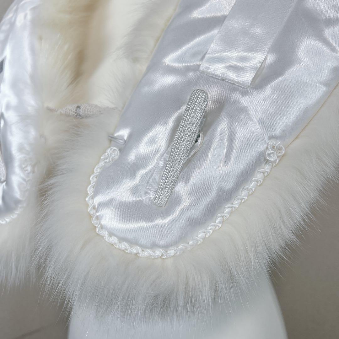 ✨最高級・希少✨　サガフォックス　シャドーフォックス　毛皮　ストール　マフラー