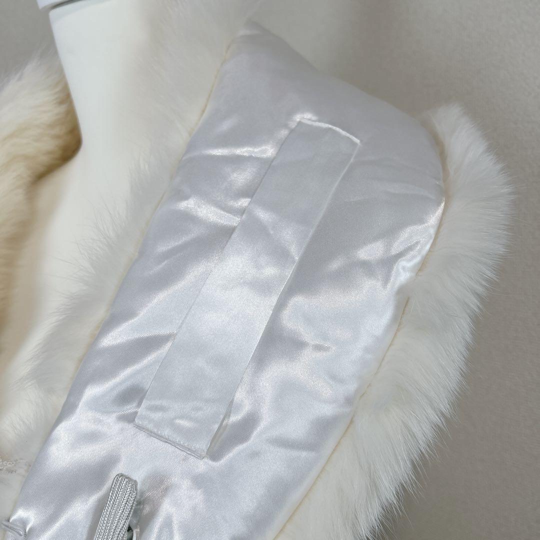 ✨最高級・希少✨　サガフォックス　シャドーフォックス　毛皮　ストール　マフラー