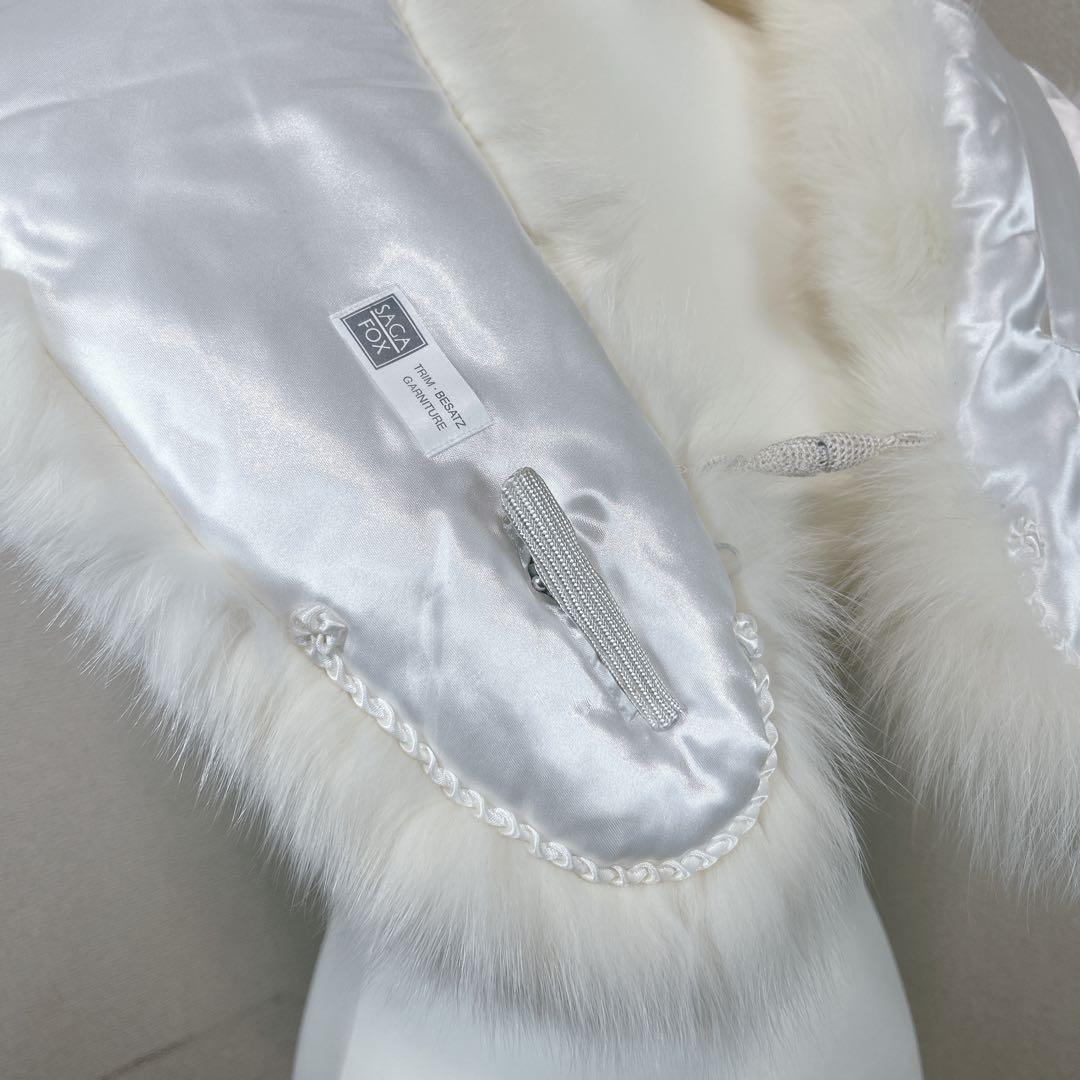 ✨最高級・希少✨　サガフォックス　シャドーフォックス　毛皮　ストール　マフラー