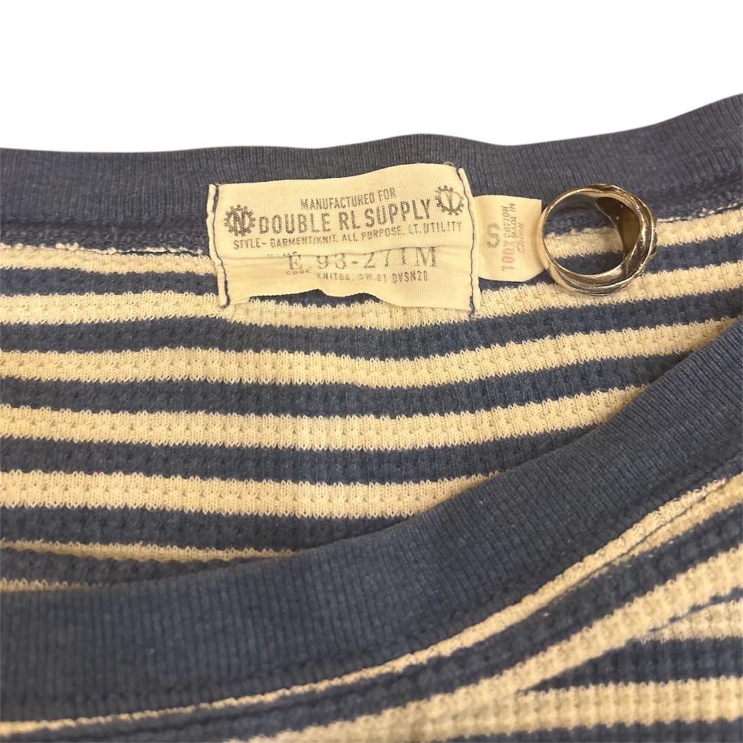 美品 90s RRL ダブルアールエル ロンT ボーダー S サーマル 初期タグ