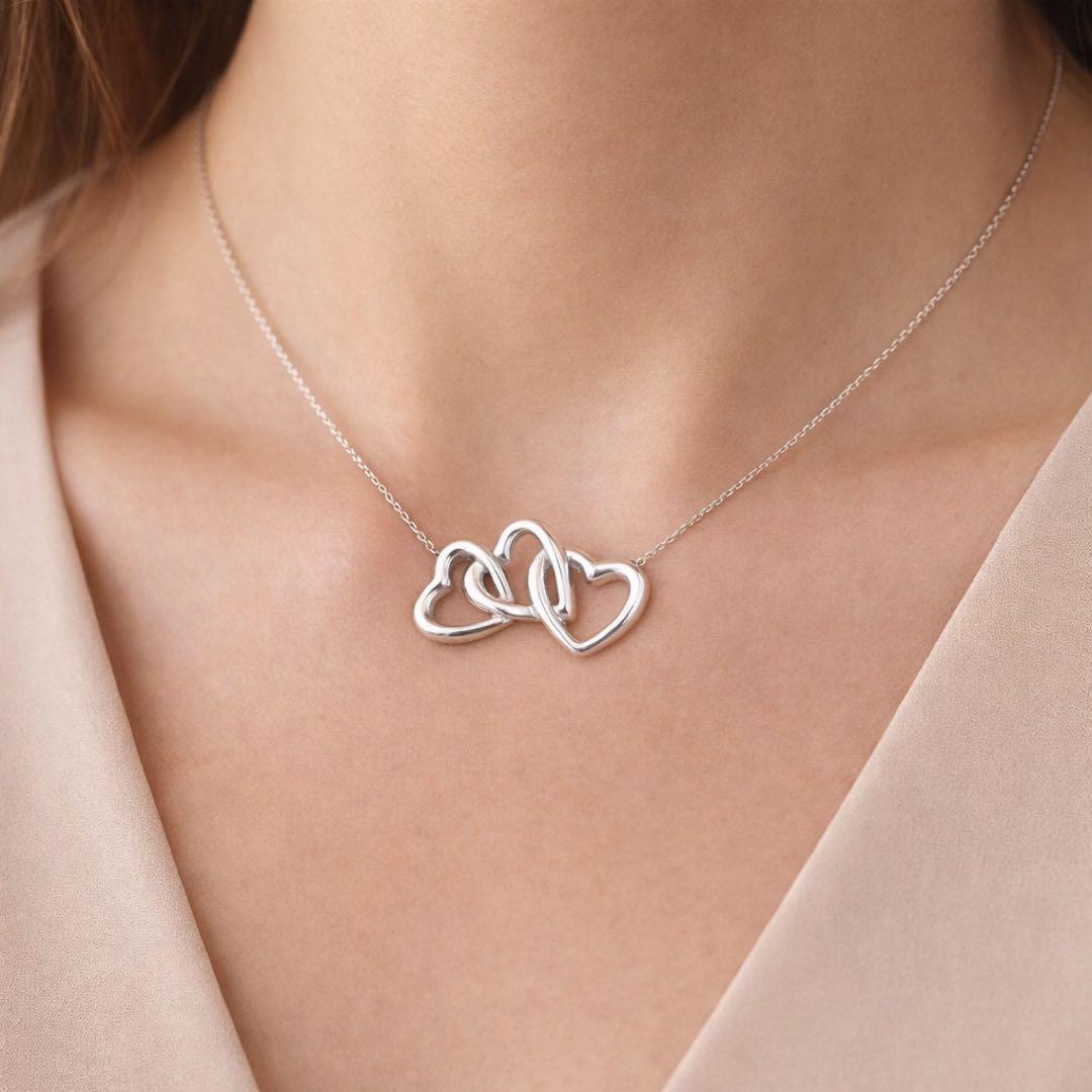 【正規品】ティファニー パロマピカソ トリプルオープンハート ネックレス 925