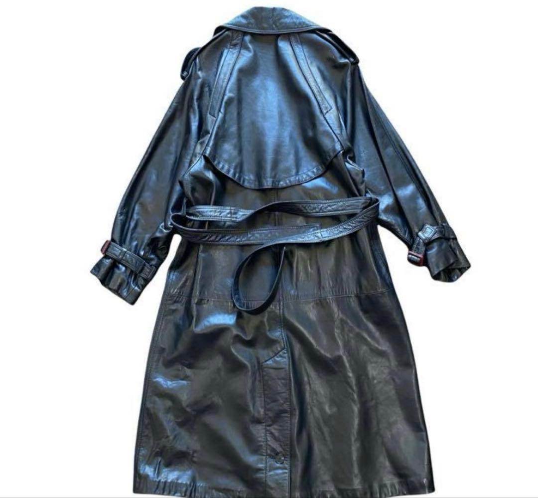 レザー　トレンチコート　本革