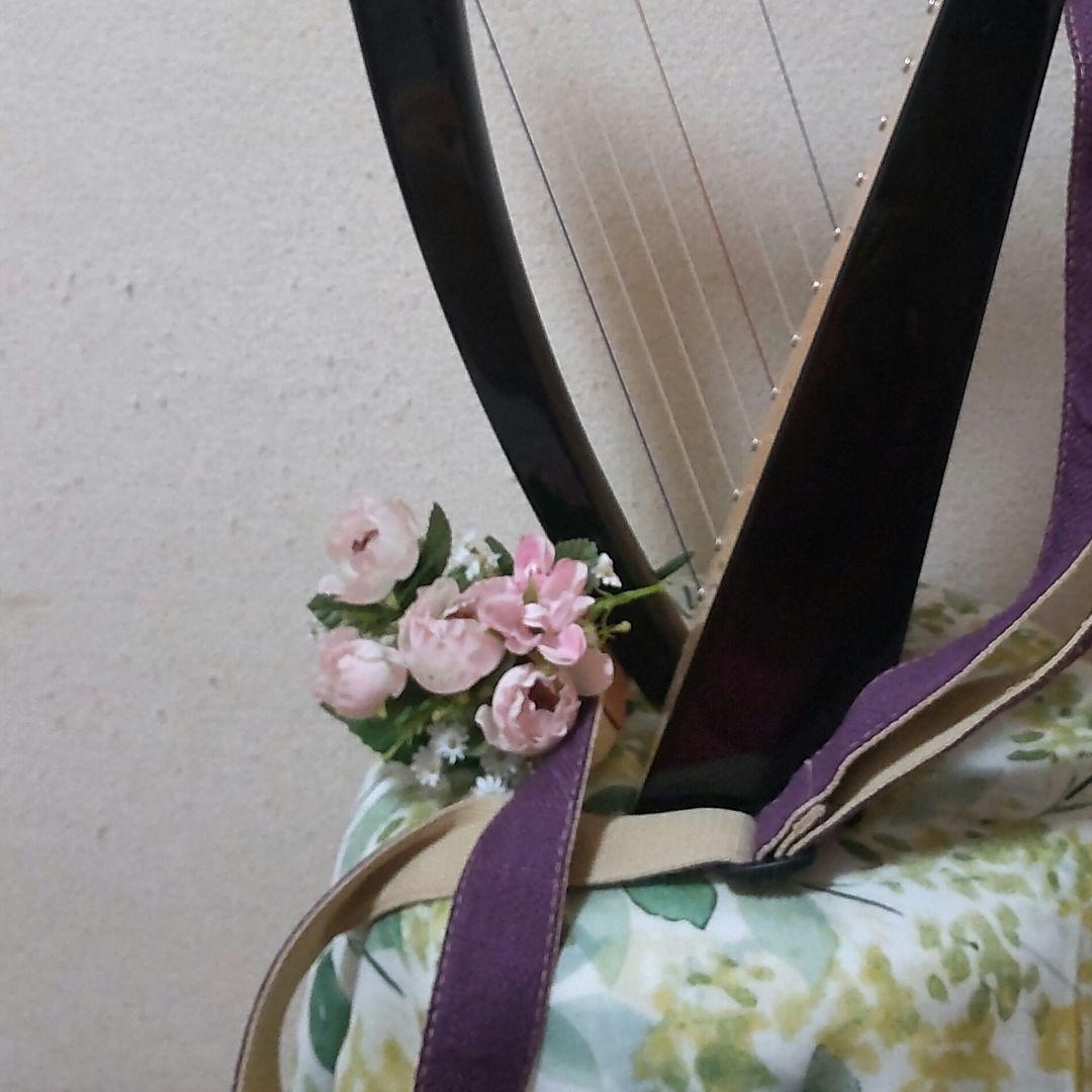 【極美品】「ベイビーハープ12本弦」ストラップ付　初心者〜　趣味　インテリア