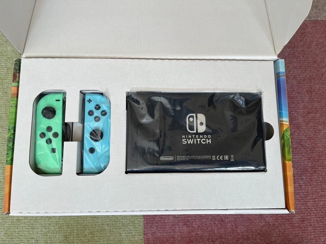 Nintendo Switch どうぶつの森デザイン + ゲーム3本セット