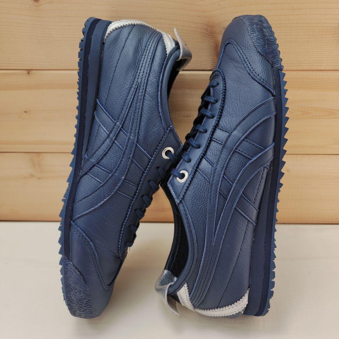 オニツカタイガー メキシコ66 SD ネイビー/シルバー 23cm