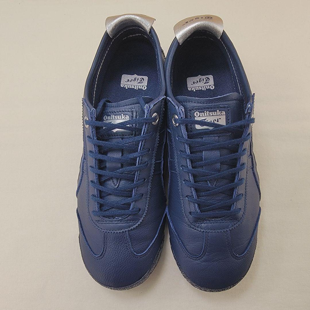 オニツカタイガー メキシコ66 SD ネイビー/シルバー 23cm