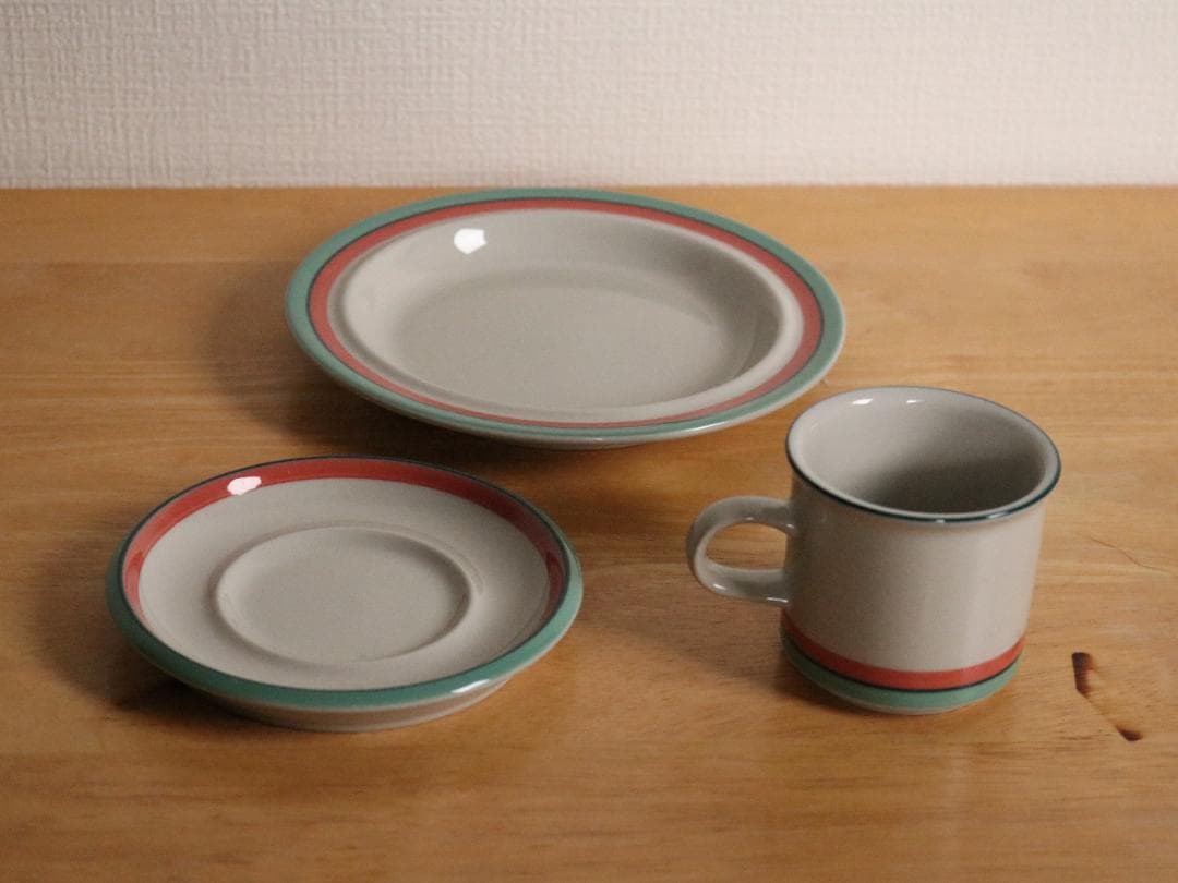 ARABIA ミルヤ Milja　トリオ1客セット 北欧ヴィンテージ ミリヤ