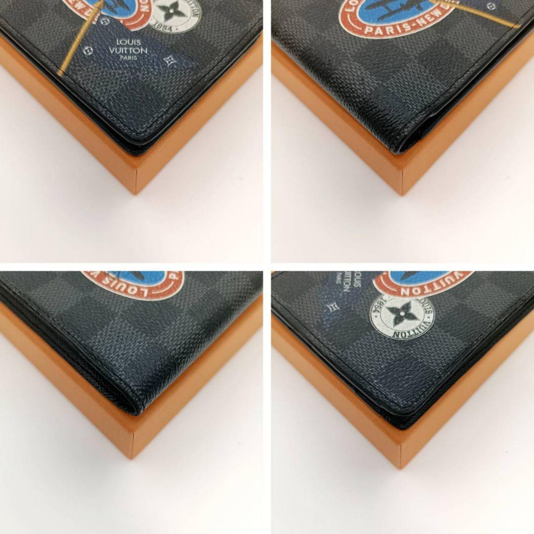 ルイヴィトン　ダミエグラフィット　ポルトフォイユミュルティプル　LVリーグ