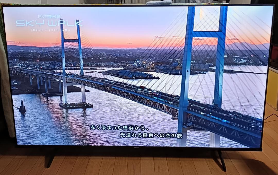 値下げ‼️美品25年製65V型Hisense65A6K多機能リモコン初期フィルム