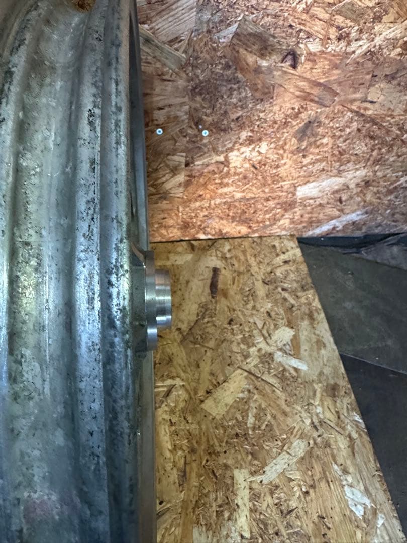 GS400 フロントホイール　ダブル