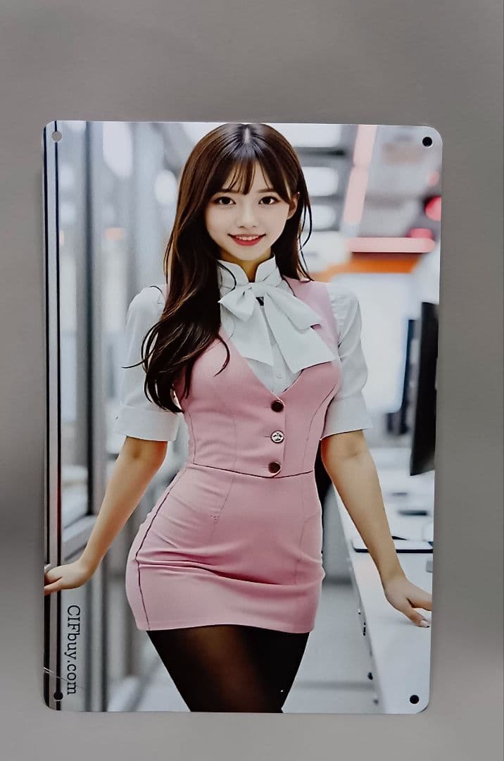 頭*L様 メタルポスター【ブリキ看板】２枚セット