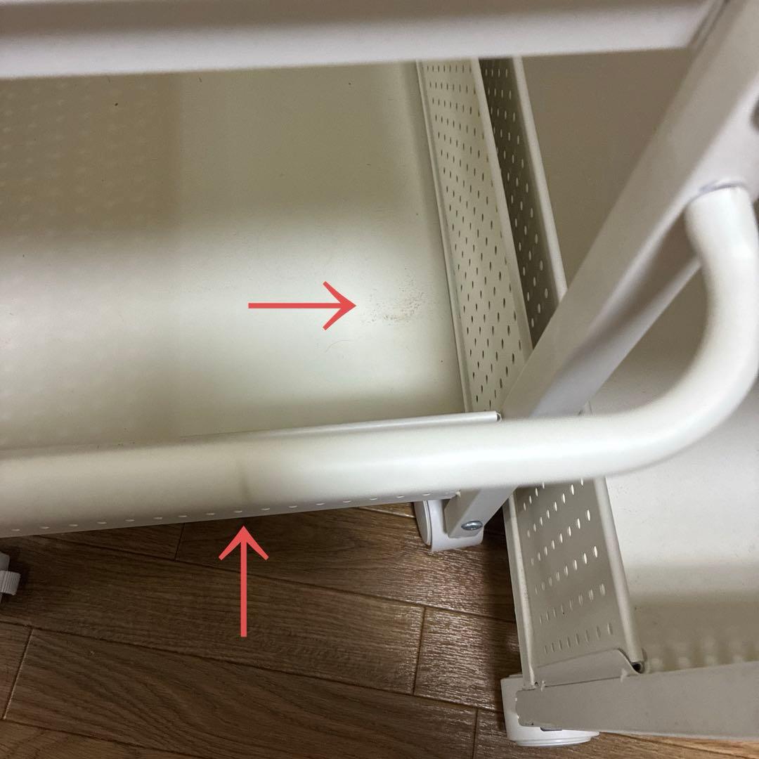 山善 YAMAZEN 頑丈 収納ラック キャスター付き 2個組