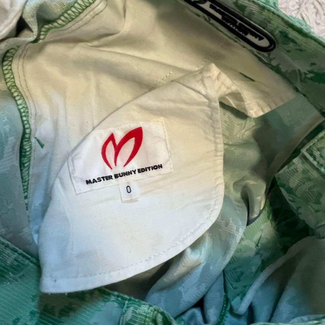 パーリーゲイツ　マスターバニーゴルフ　葉柄ゴルフパンツ レディース