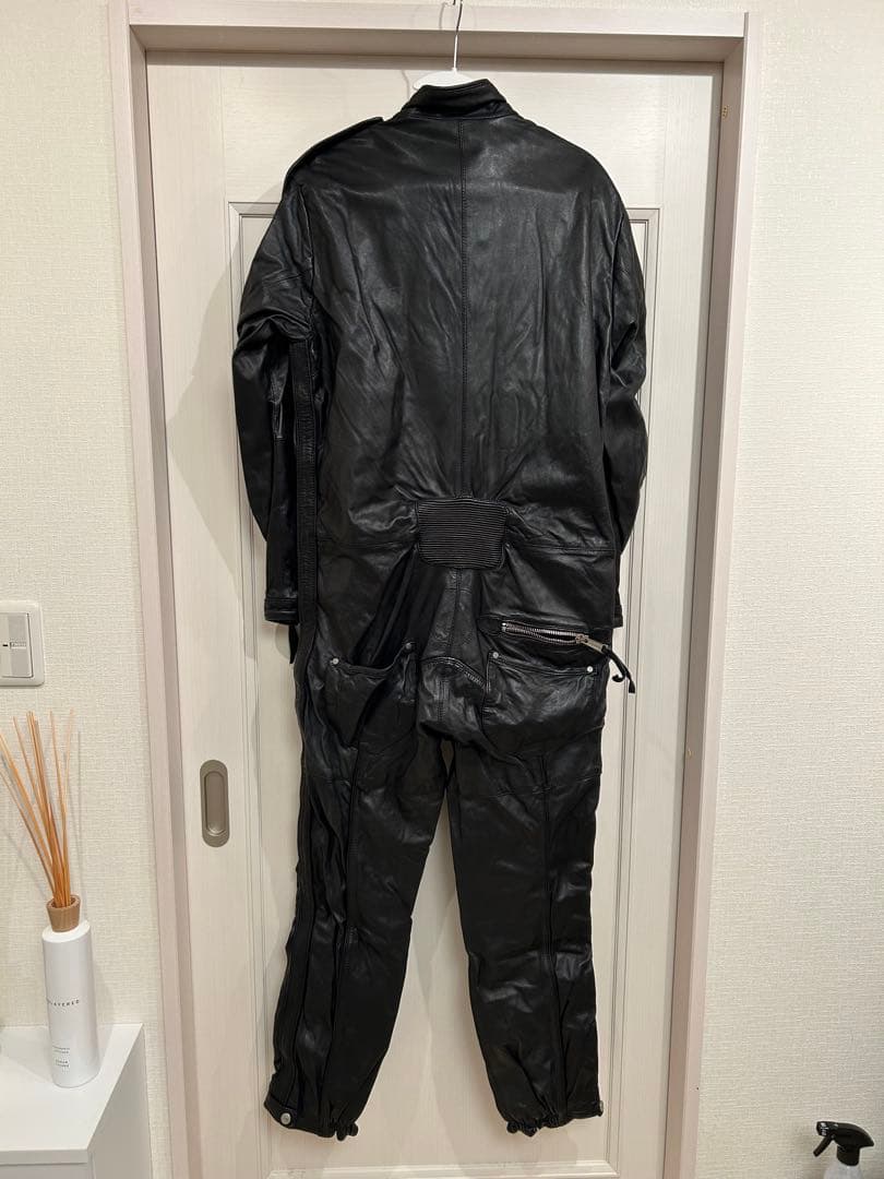 テンさん専用　DSQUARED2 ブラック革ツナギ