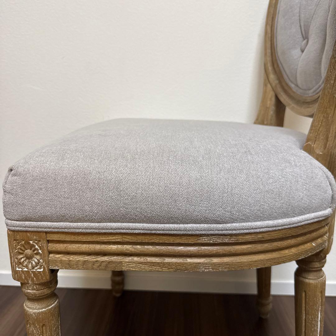 【美品】SarahGrace サラグレース　ダイニングチェアオーバルバック