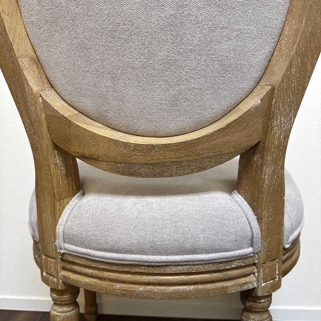 【美品】SarahGrace サラグレース　ダイニングチェアオーバルバック