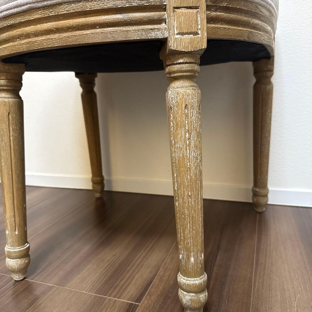 【美品】SarahGrace サラグレース　ダイニングチェアオーバルバック