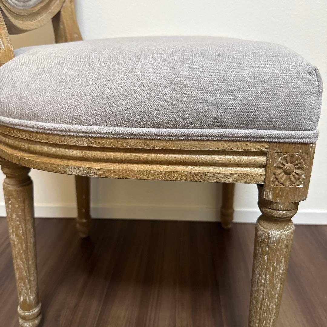 【美品】SarahGrace サラグレース　ダイニングチェアオーバルバック