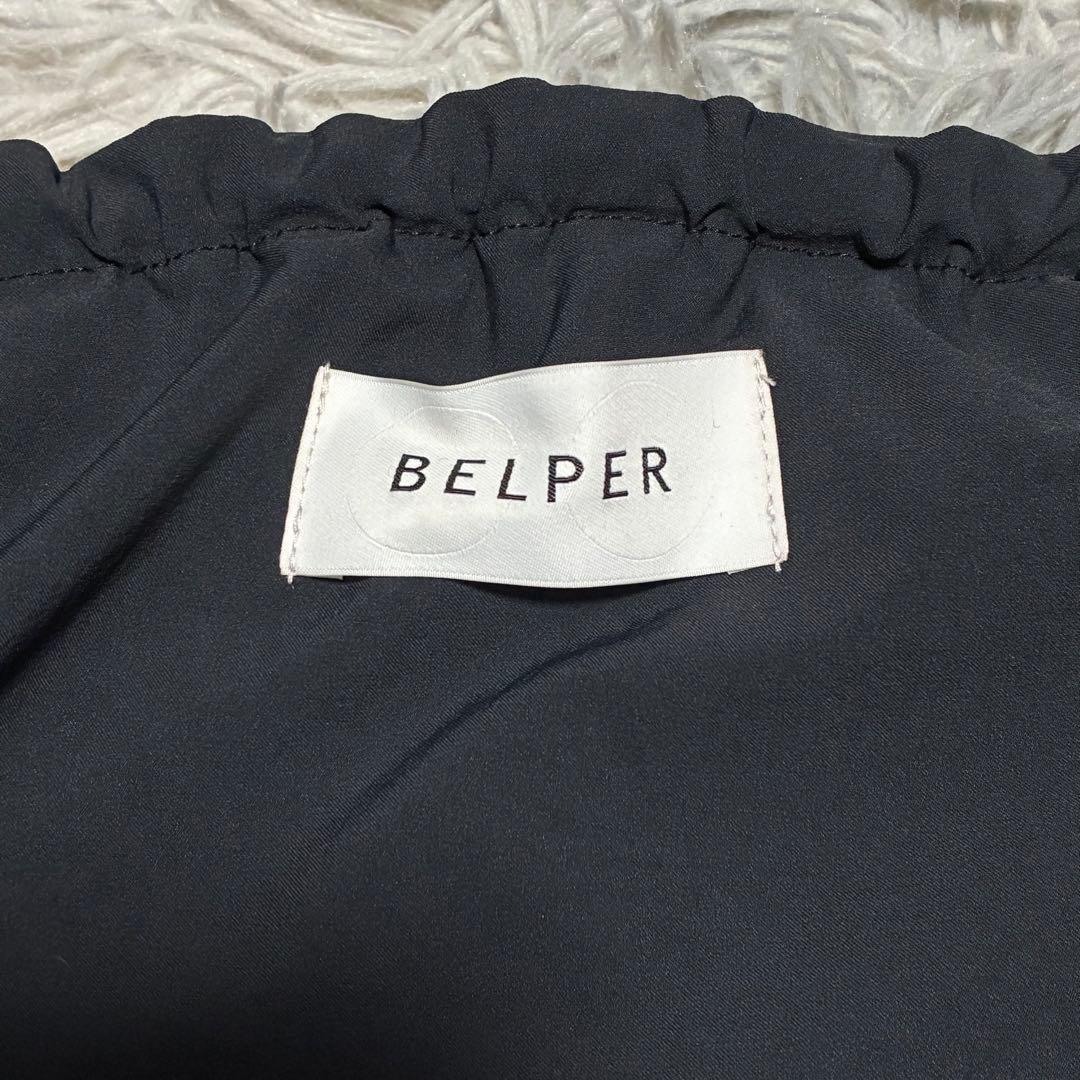 【未使用に近い】BELPER ダウンベスト BLACK〈定価64,900円〉