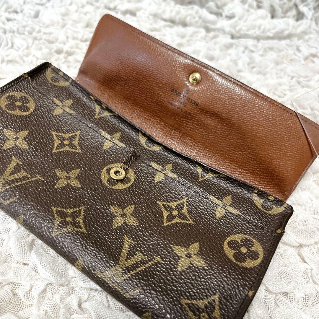 美品✨ルイヴィトン モノグラム ポルト　フォイユ サラ 2枚 長財布 A784