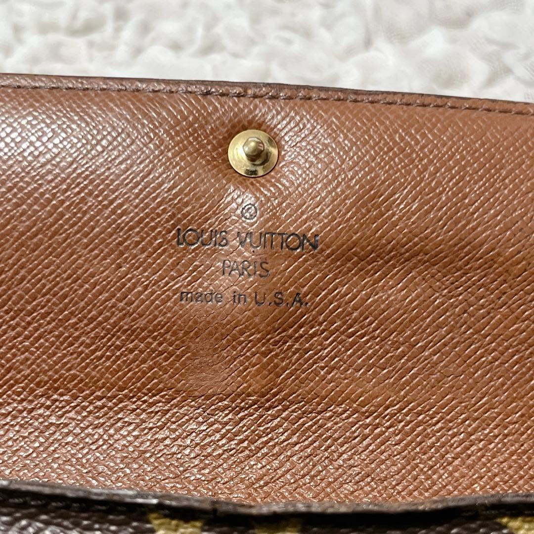 美品✨ルイヴィトン モノグラム ポルト　フォイユ サラ 2枚 長財布 A784
