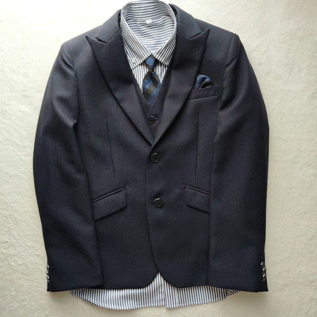 【ワンダーファクトリー】6点セットフォーマルスーツ スリーピース 卒業式 入学