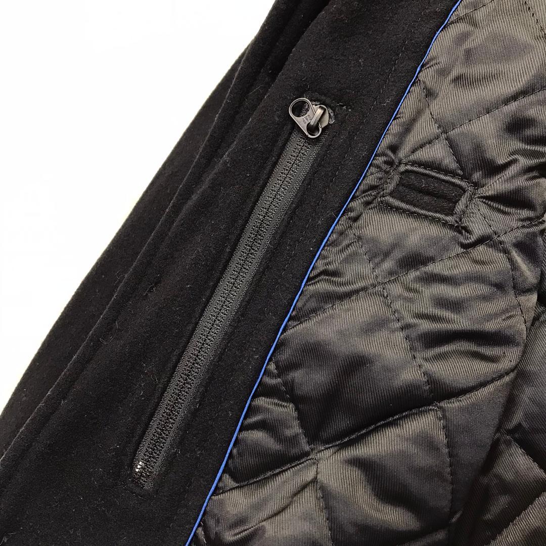 OLD GAP 00s ウールコート ナイロン混 中綿入りキルティング裏地 M