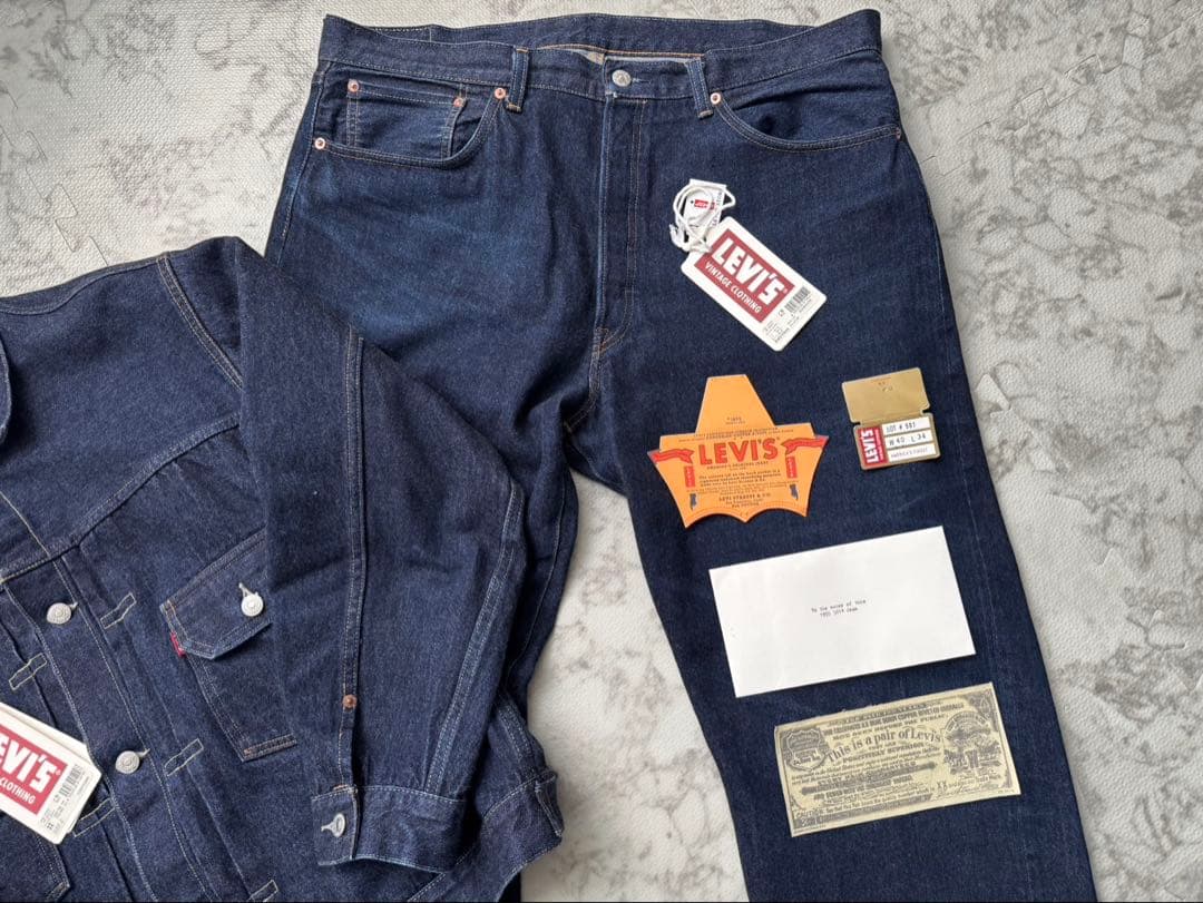 リーバイス正規品　LVCセットアップ 507XX48サイズ501XX40サイズ