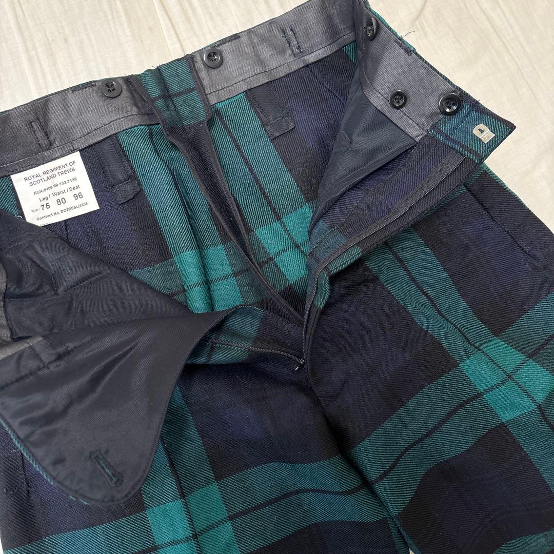 つ*ぶ様 スコットランド軍　セレモニーパンツ　ブラックウォッチ 実物