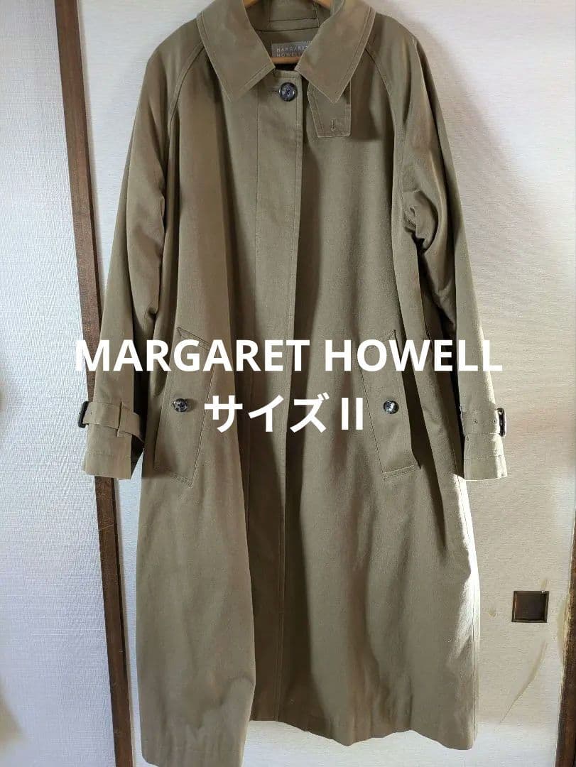MARGARET HOWELL カーキ トレンチコート