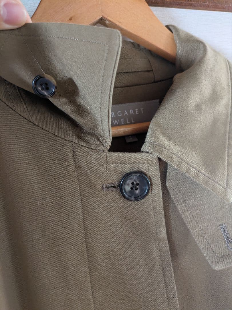 MARGARET HOWELL カーキ トレンチコート