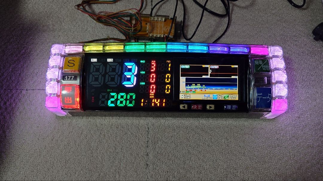 家庭用加工済み！　データカウンター　デー太郎11 スロット用　リモコン、背板付き