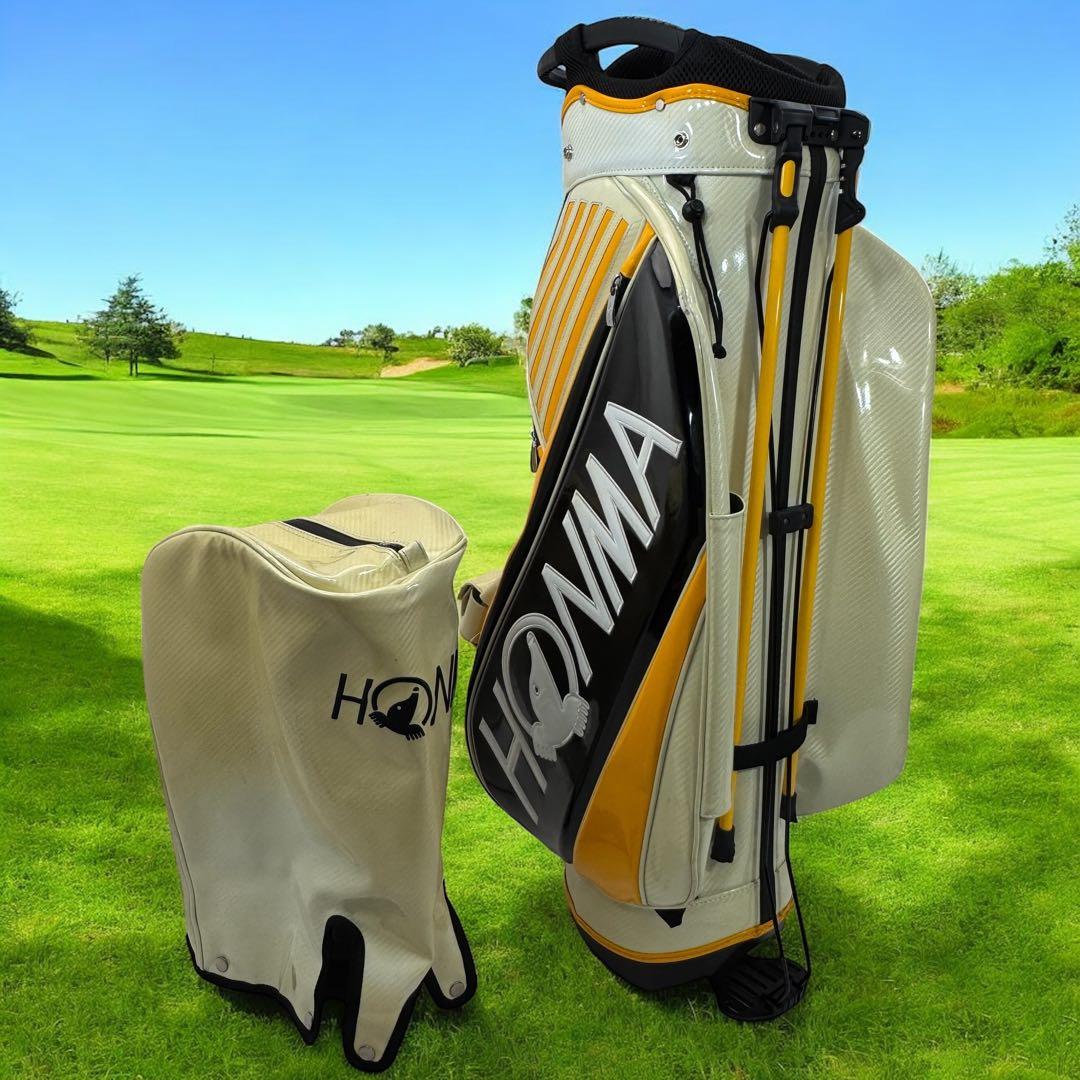 ホンマ　プロツアー スタンド キャディバッグ CB12202　ヘッドカバー4点付
