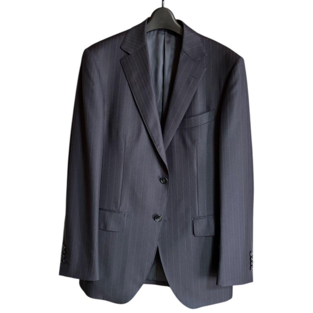 ※週末限定セール【新品同様】ゼニア　 スーツ　段返り三つボタン　サイドベンツ