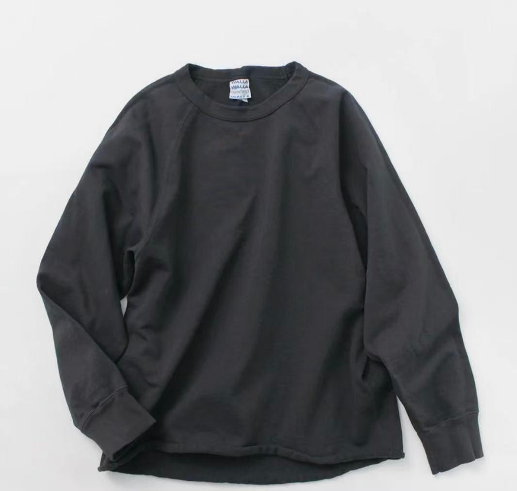 新品WALLA WALLA SPORT 13oz クルースウェット　グレー