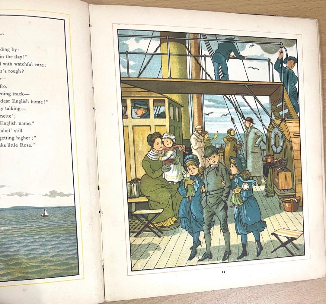 No.285 希少 アンティーク 洋書 絵本 ビクトリアン