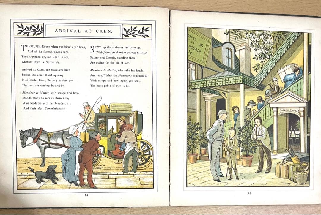 No.285 希少 アンティーク 洋書 絵本 ビクトリアン