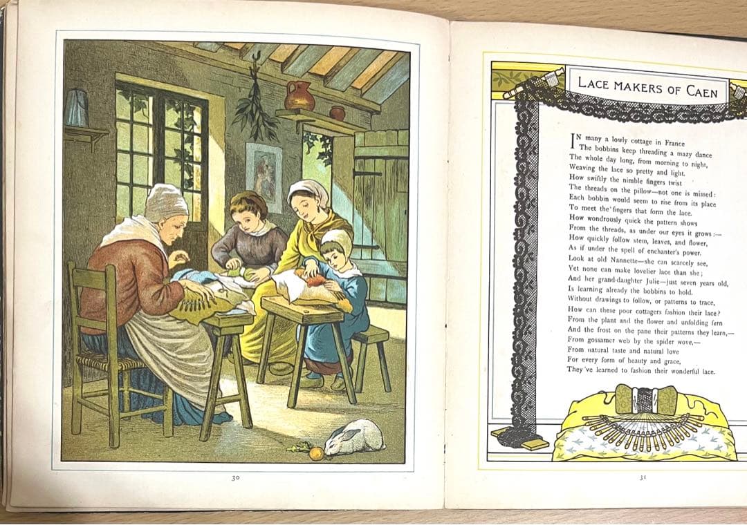 No.285 希少 アンティーク 洋書 絵本 ビクトリアン