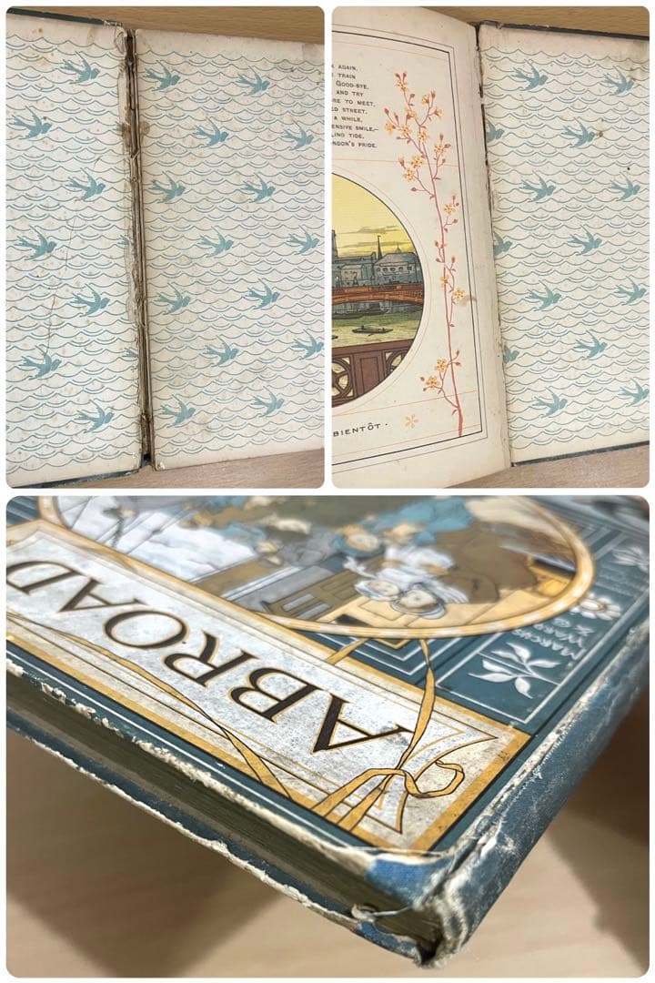 No.285 希少 アンティーク 洋書 絵本 ビクトリアン