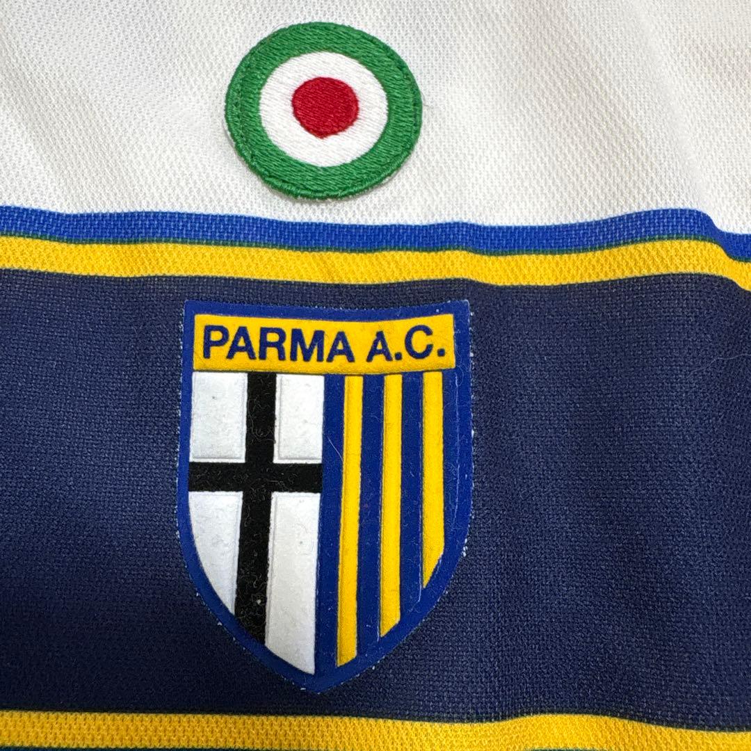 希少　未使用タグ付き　アウェイ　パルマ　中田　ユニ　S　00-01チャンピオン