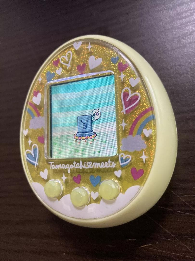 【動作確認済】バンダイ　たまごっちみーつ　メルヘン　イエロー　SH60