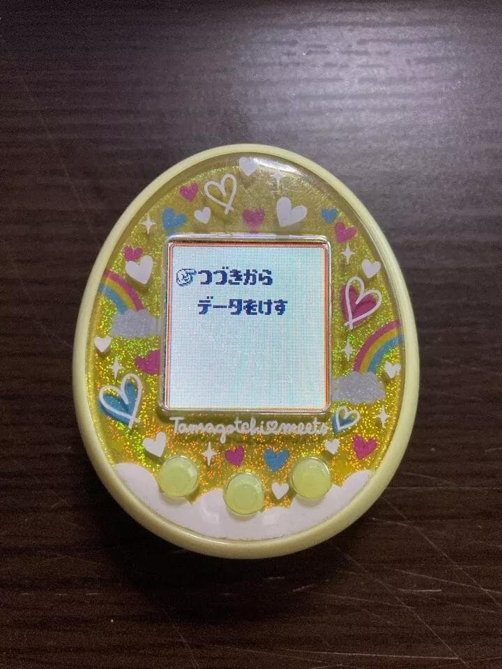 【動作確認済】バンダイ　たまごっちみーつ　メルヘン　イエロー　SH60