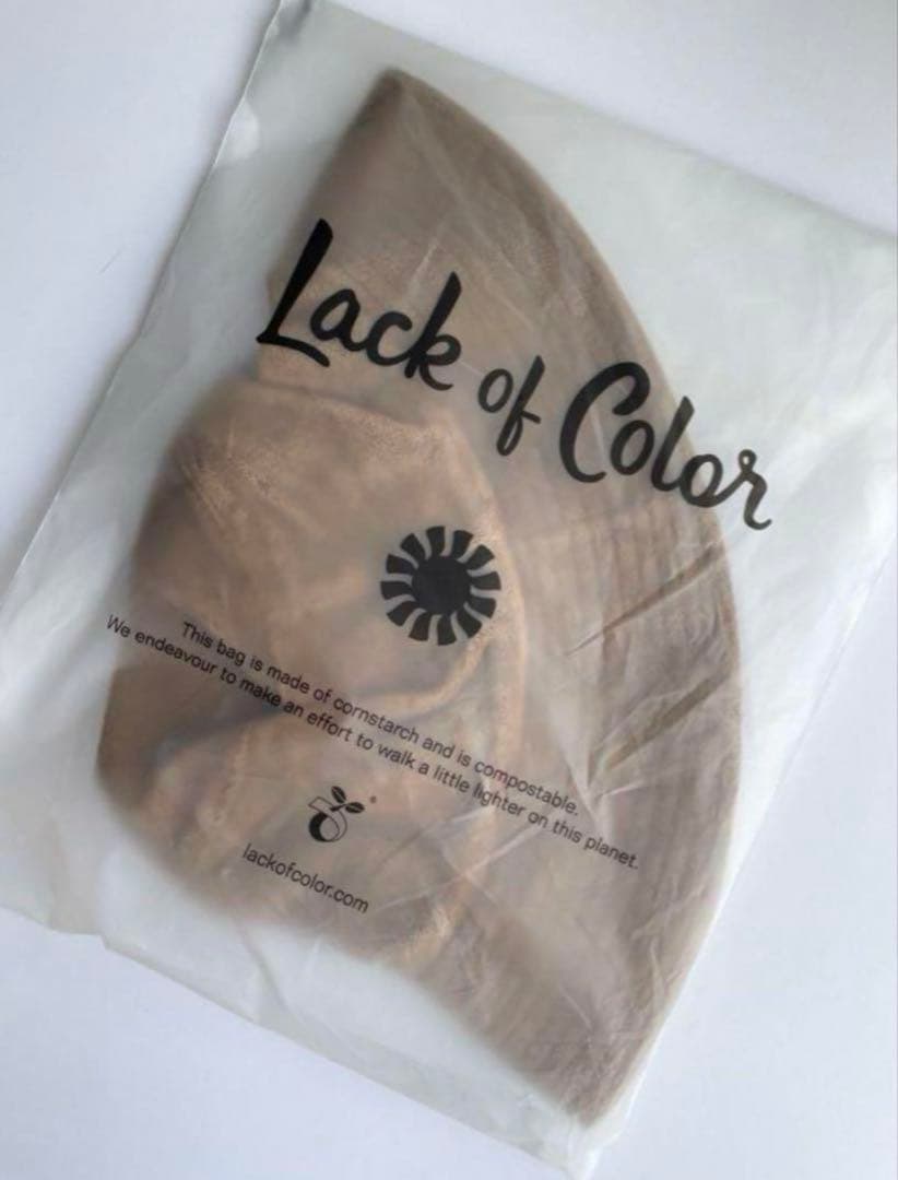 ＊Lack of Color ＊ ウェーブ バケットハット ブラウン S/M