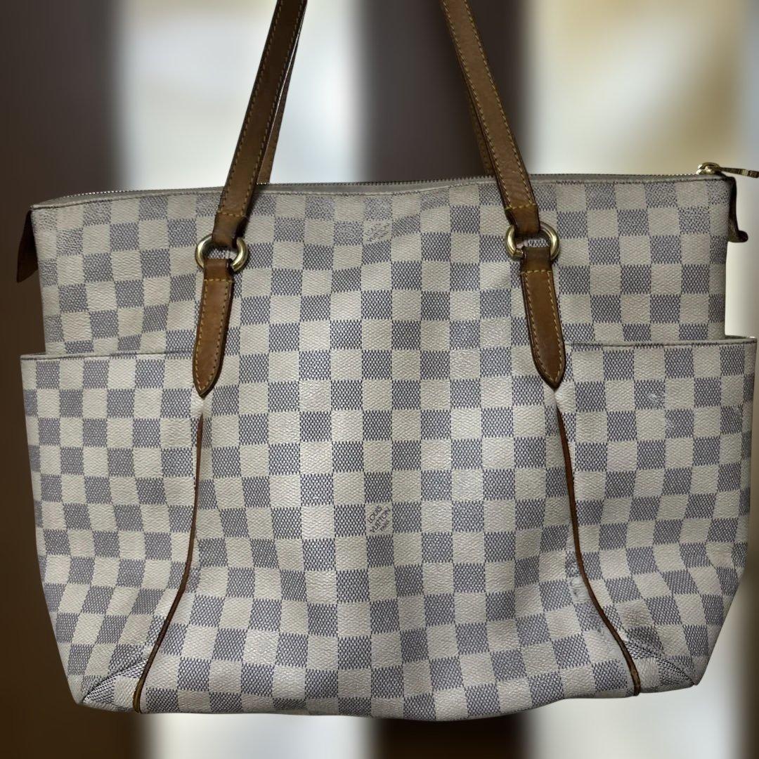 使用感ありあり　ルイヴィトン　ダミエアズール　トータリー