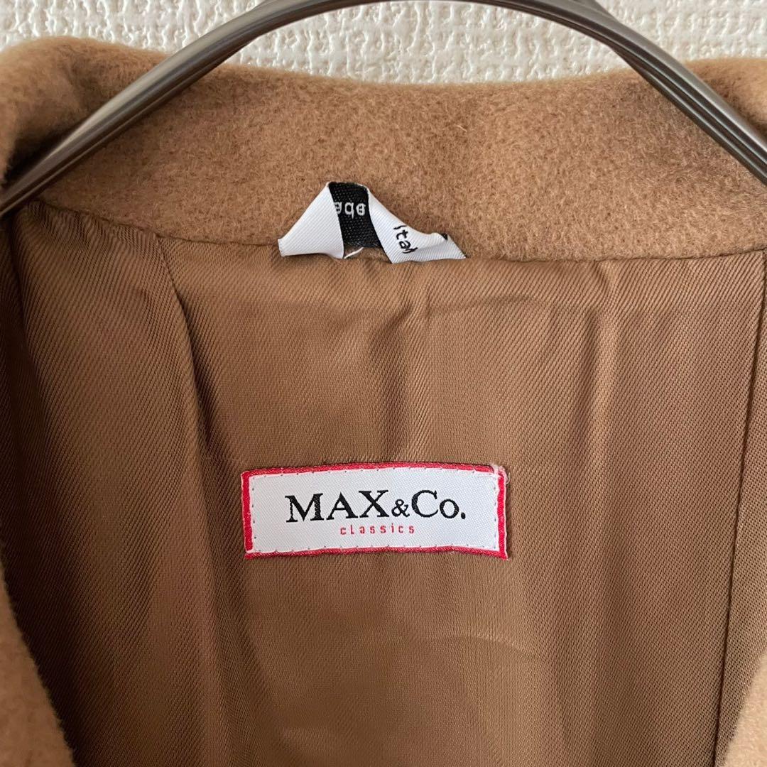MAX&Co. マックスアンドコー　ウールコート ロングコート　キャメル　M