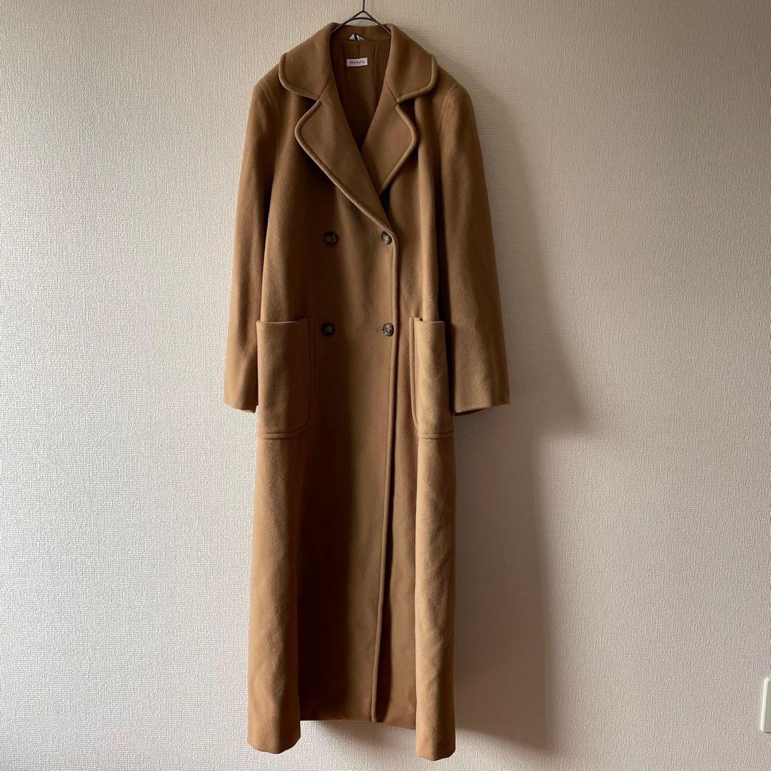 MAX&Co. マックスアンドコー　ウールコート ロングコート　キャメル　M