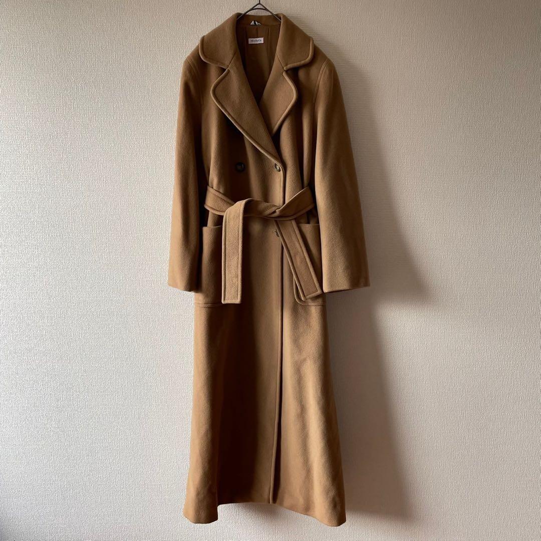 MAX&Co. マックスアンドコー　ウールコート ロングコート　キャメル　M