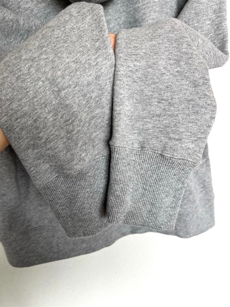 北欧暮らしの道具店　スッキリ着られる大人のパーカー　M杢グレー